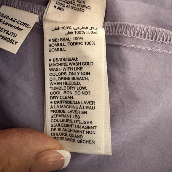 The Drop Ilana Maxi Dress Womens Medium Lavender Loose Sleeveless Wide-Hem NEW - Picture 8 of 9